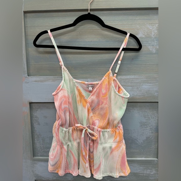 Pleated Dressy Tank Top - Picture 1 of 4